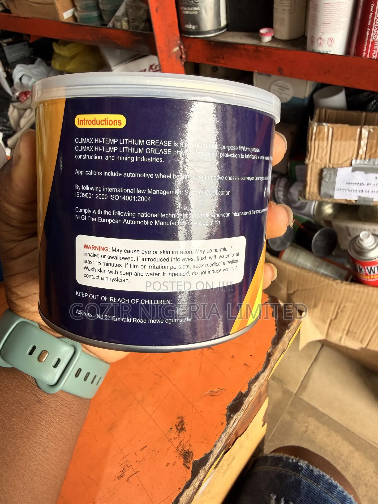 Climax Hi-Temp Lithium Grease
