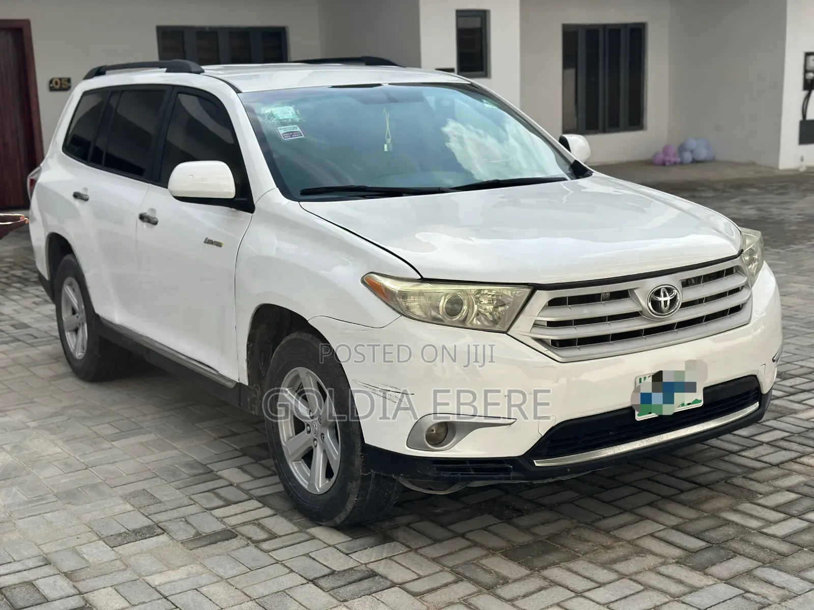 Toyota Highlander Limited 2012 White