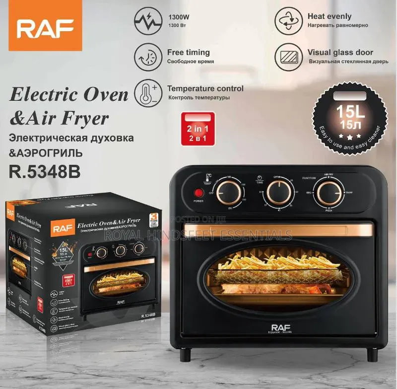 Raf Electric Oven and Air Fryer ( 25l 15liters )