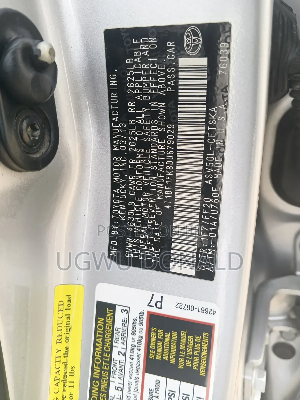 Toyota Camry SE 4dr Sedan (2.5L 4cyl 6A) 2013 Silver