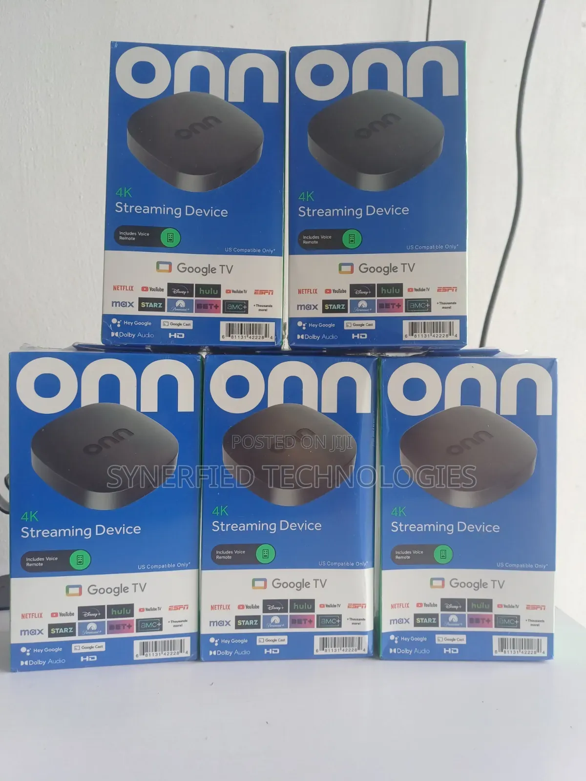 Onn Streaming Google Tv Streaming Box 8gb 128gb