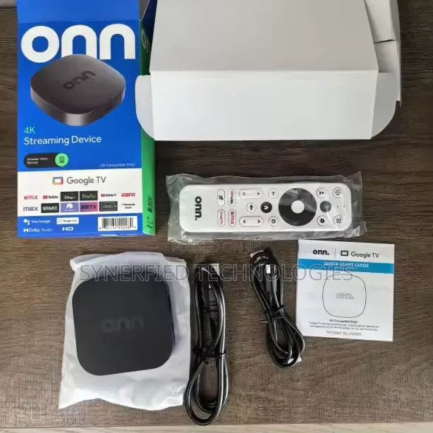 Onn Streaming Google Tv Streaming Box 8gb 128gb