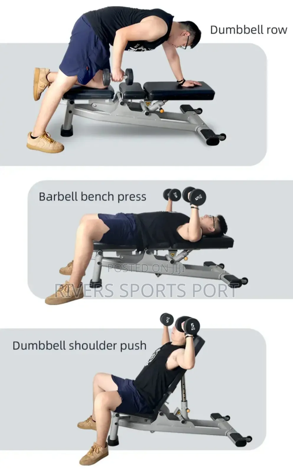 Commercial Luxury Multi Adjustable Weightlifting Utility Bench Press