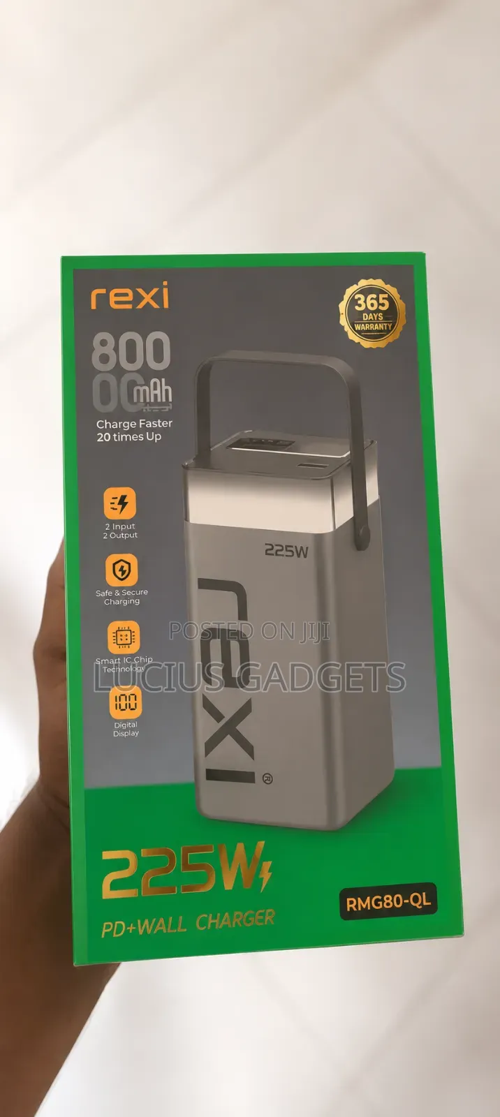 Rexi Powerbank 80,000mah Rmg80-Ql
