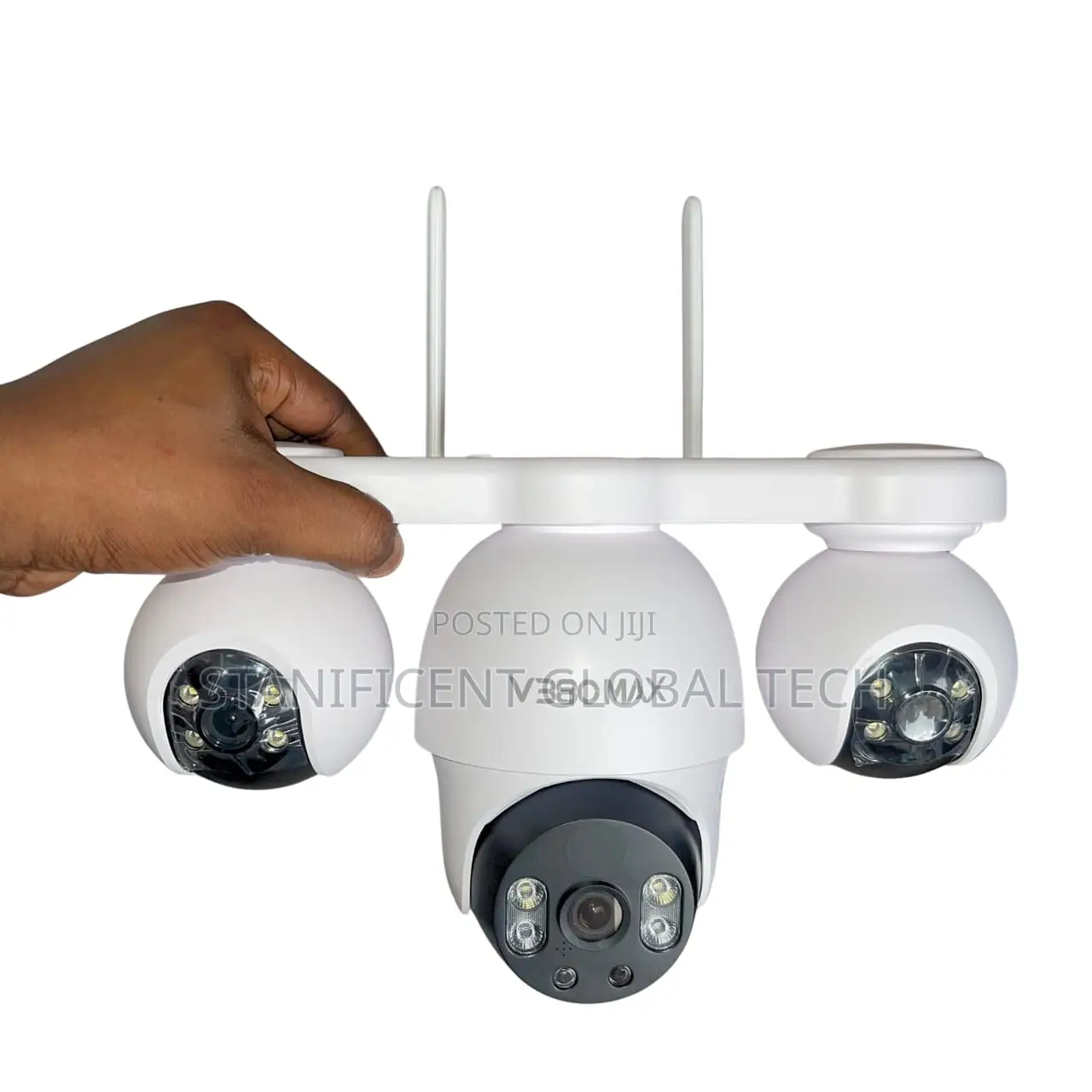 V380 Max P19se 4g Triple Lens Solar 3-PTZ Big Outdoor Camera
