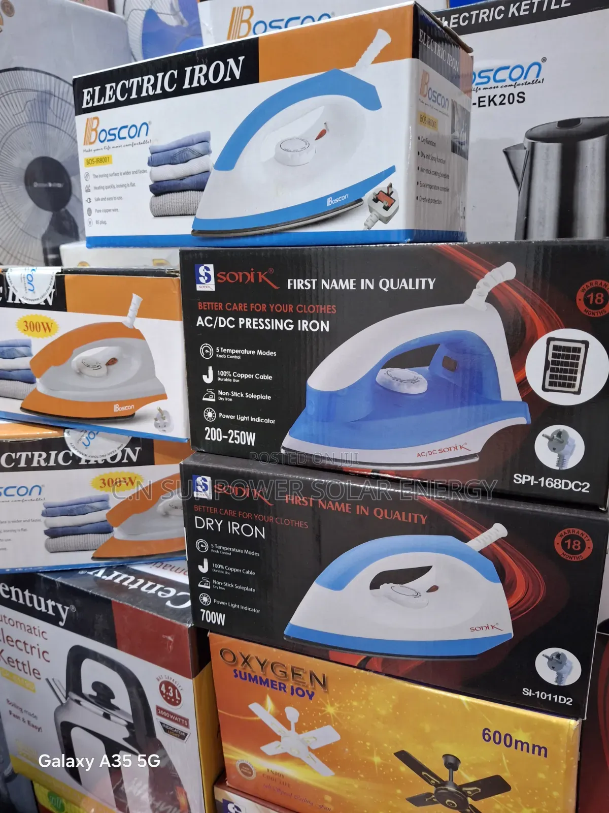 200-250w Sonik Ac/Dc Pressing Iron