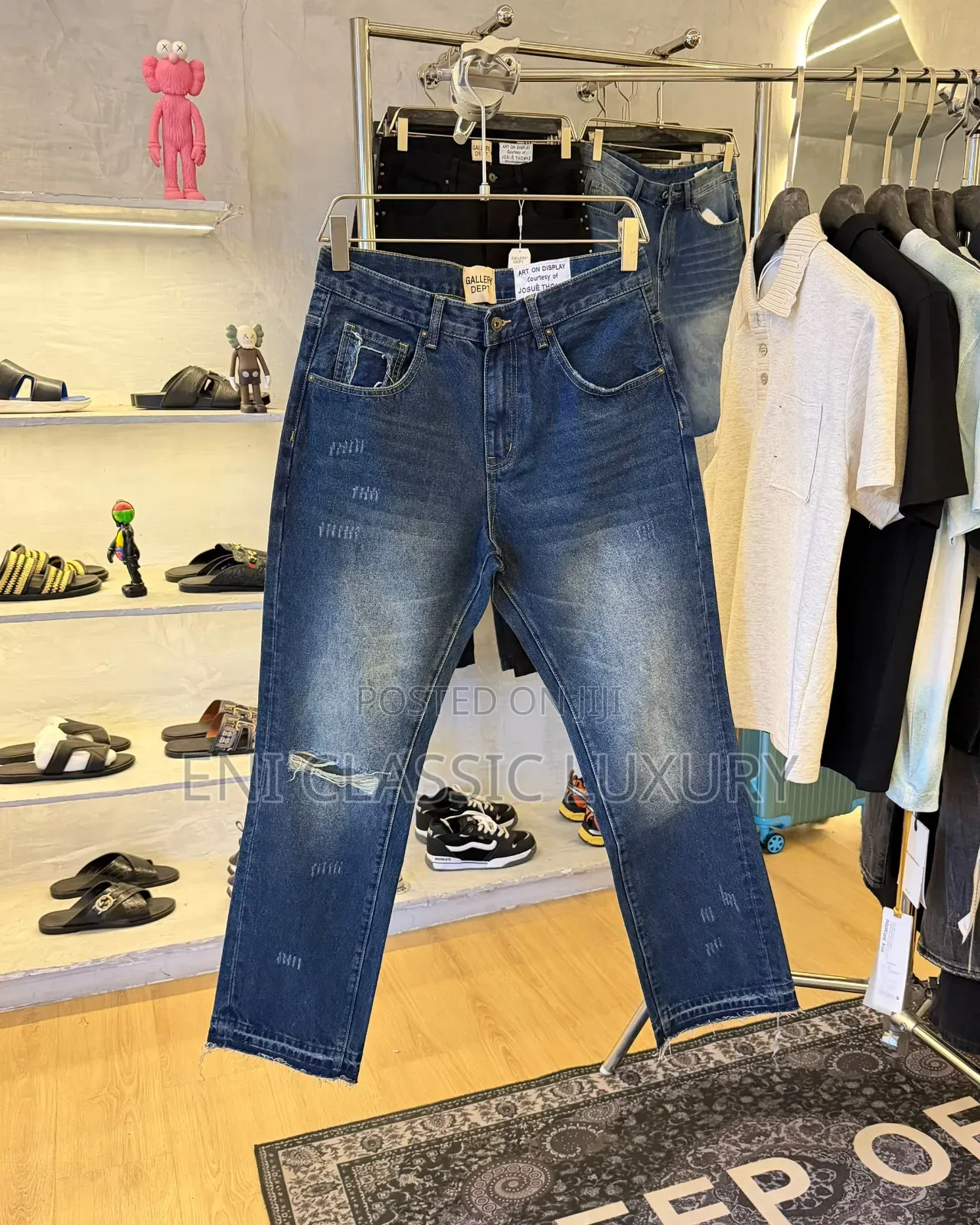 Gallery Dept Luxury Jeans Best Quality for Men Well Banded