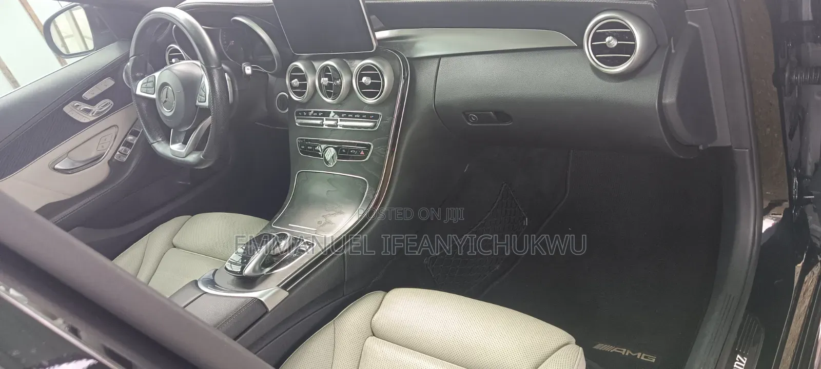Mercedes-Benz C300 Luxury 4Matic Sedan AWD (2.0L 4cyl 7A) 2016 Black