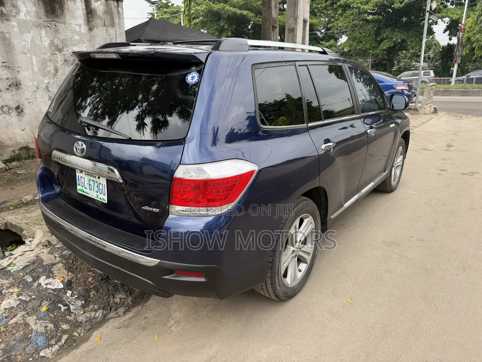 Toyota Highlander Limited 3.5L 2WD 2013 Blue