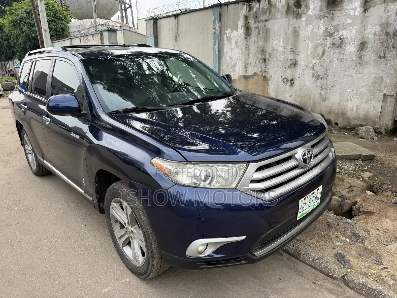 Toyota Highlander Limited 3.5L 2WD 2013 Blue