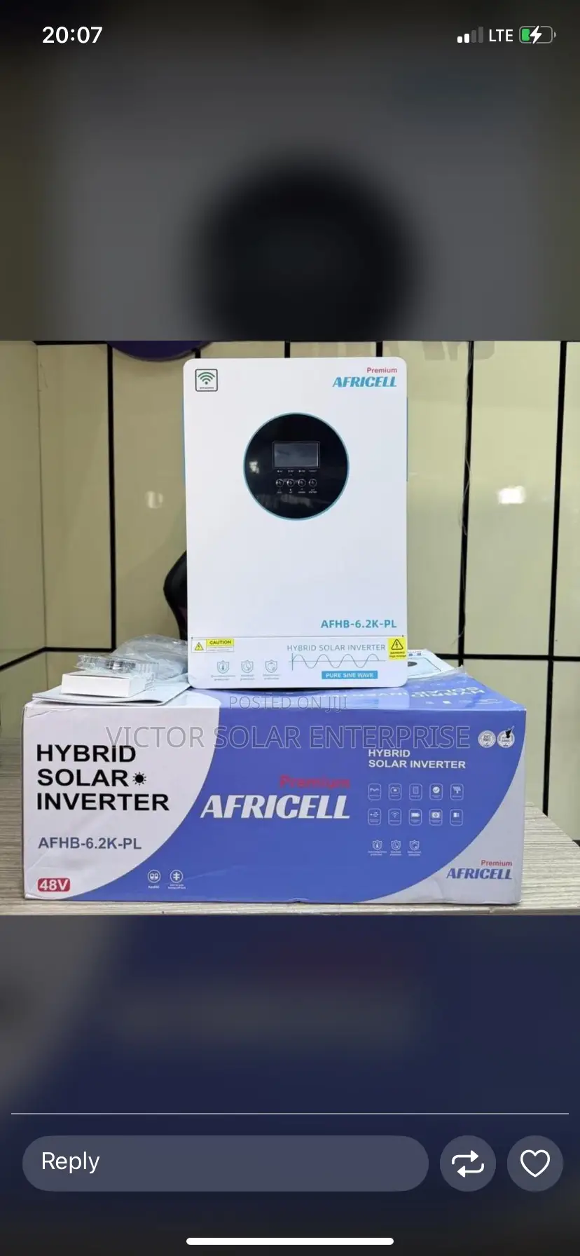 Africell 6.2kva 48v Hybrid Inverter