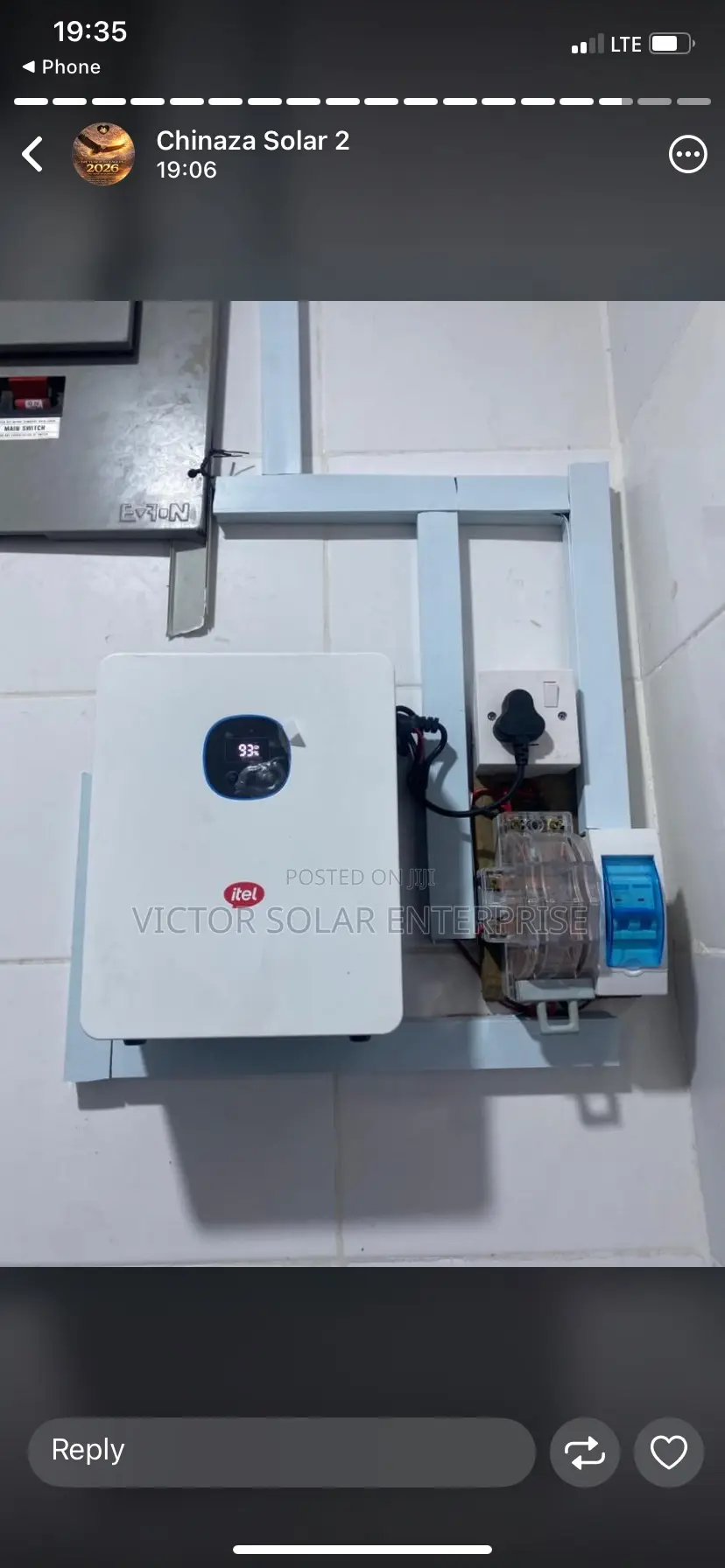 Power Pack Itel Solar Generator With One Panel and Ascessories