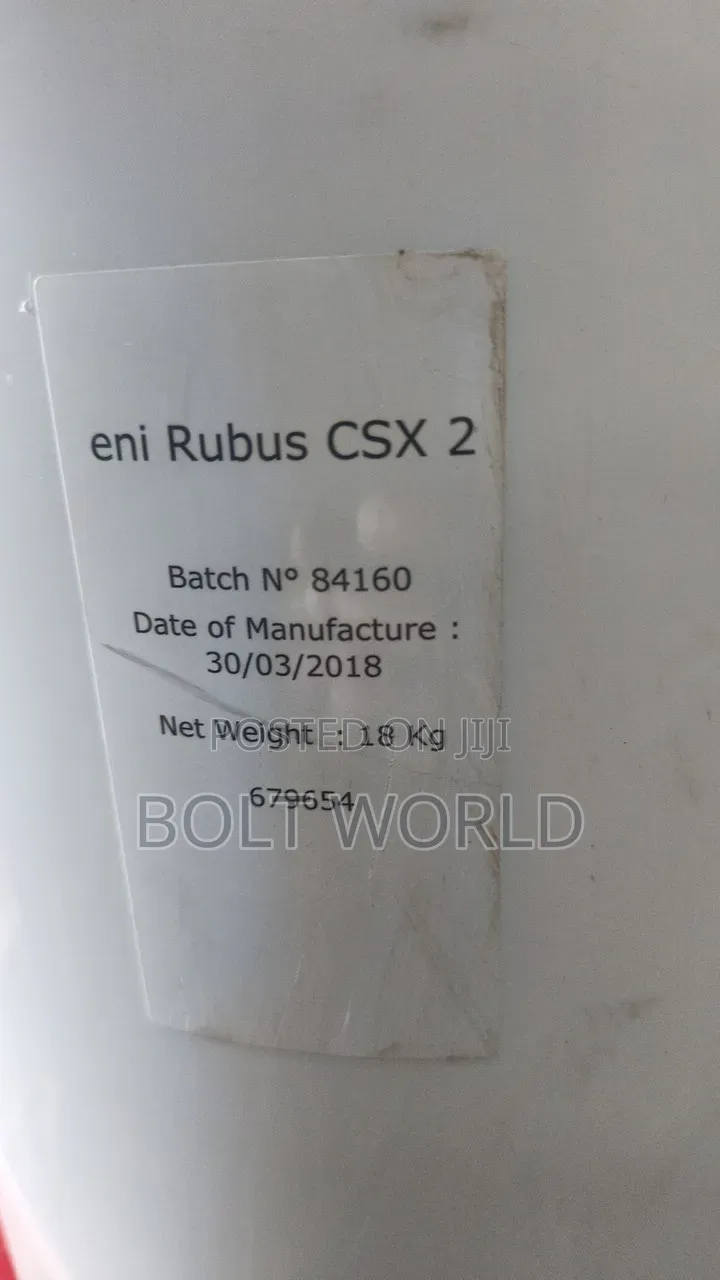 Eni Rubus Food Grade Grease 18kg