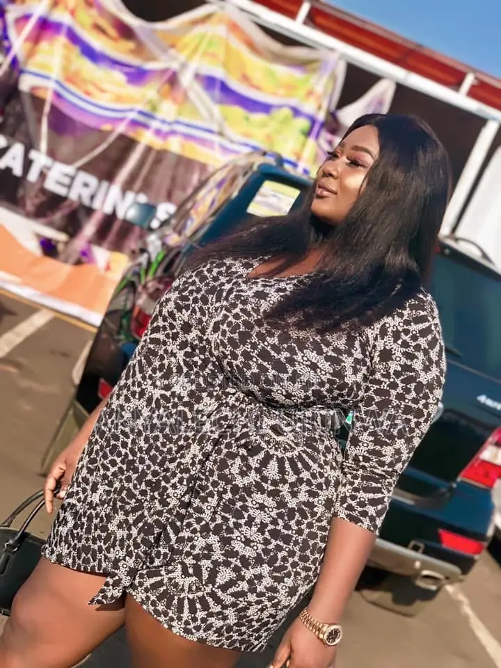 “Monochrome Curvy Luxe Wrap Dress”