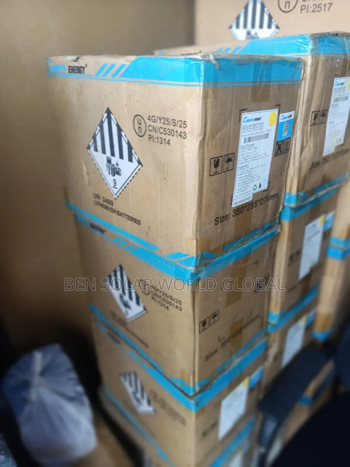 100ah C Worth Solar Energy Battery 12v