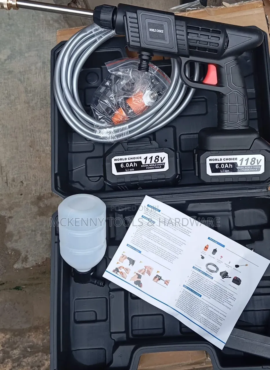 World Choice 118v Cordless Pressure Washer,