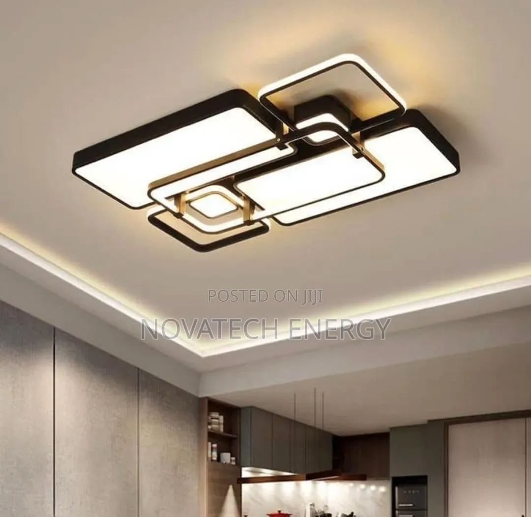 Geometric Squares Ceiling Flush Mount Led Light