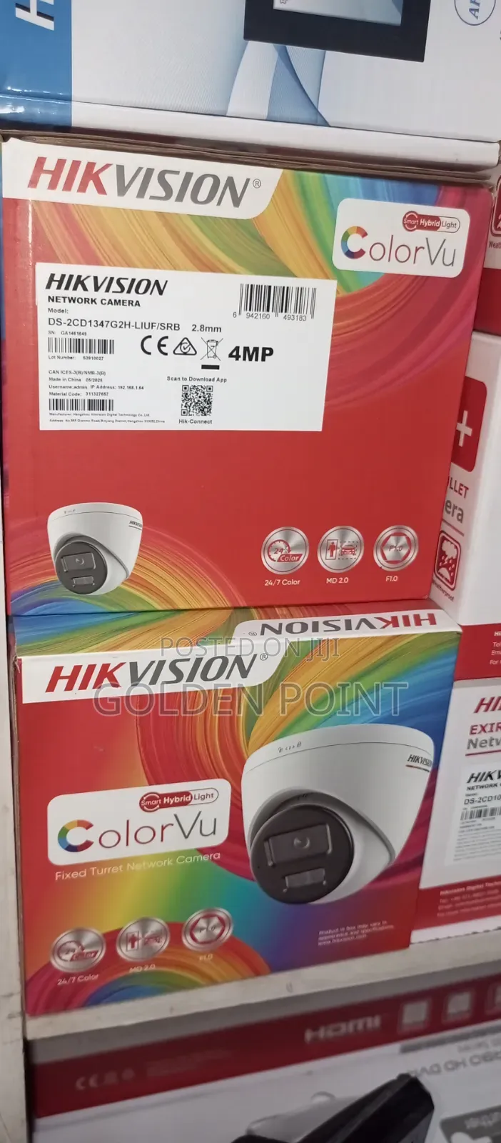 Hikvision Ds-2cd1347g2h-Liuf/SRB 2 Way Audio | 4mp 24/7