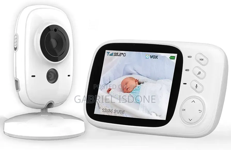 Baby Monitor With Camera Video Baby. Night Vision Voice Activation