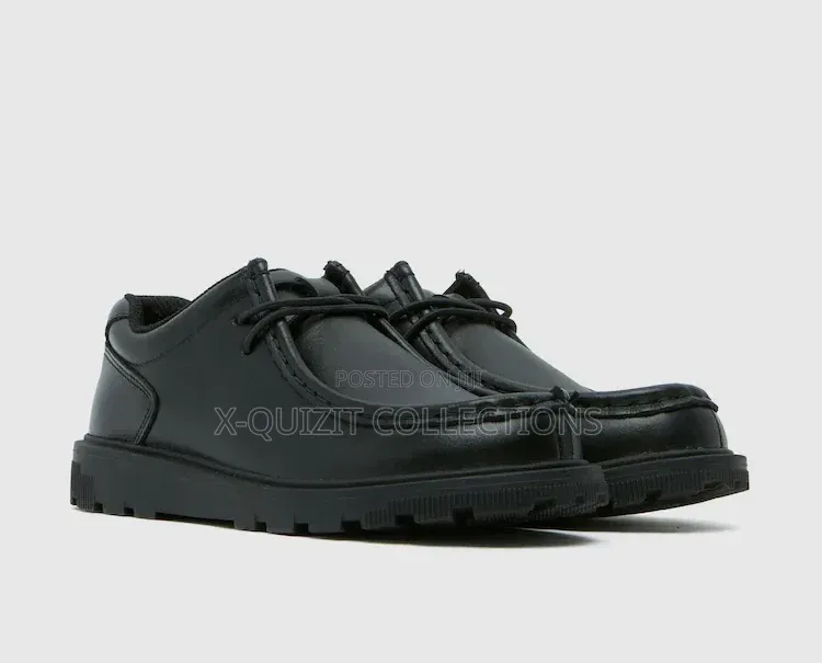 Schuh Black Lazer Lace-Up Shoes (36)