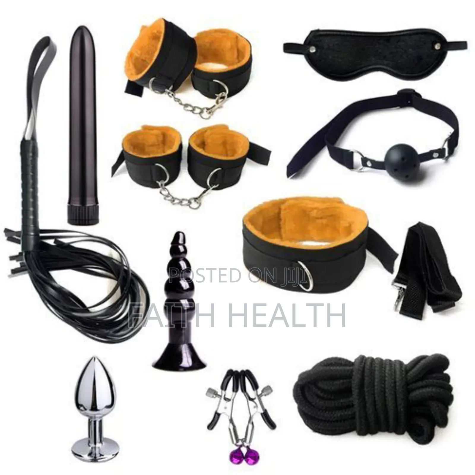 BDSM Kit Bondage Restraint 11 Pieces