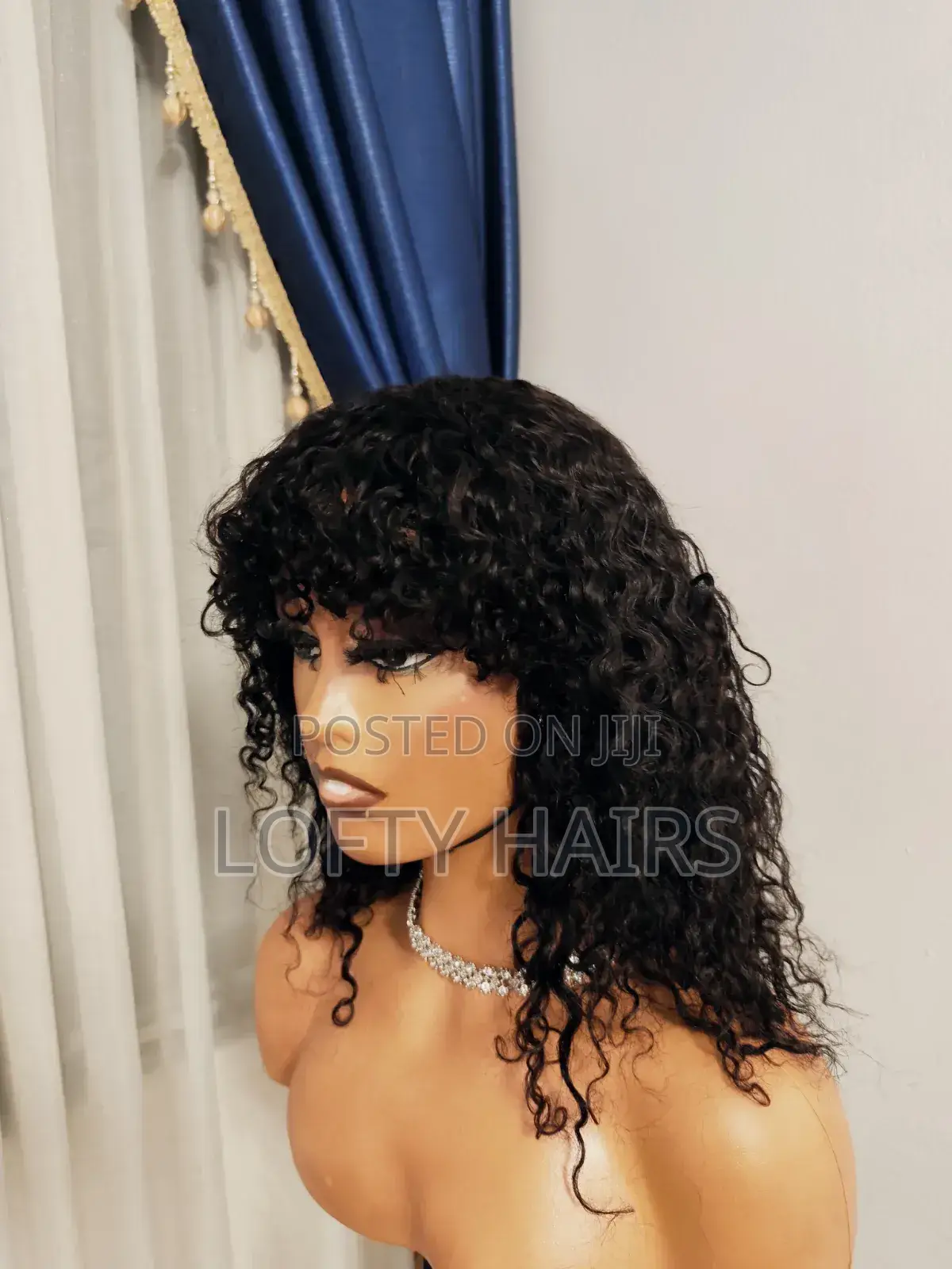 Human Hair Fringe Wig