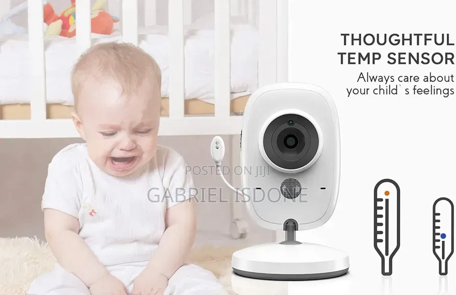 Baby Monitor With Camera Video Baby. Night Vision Voice Activation