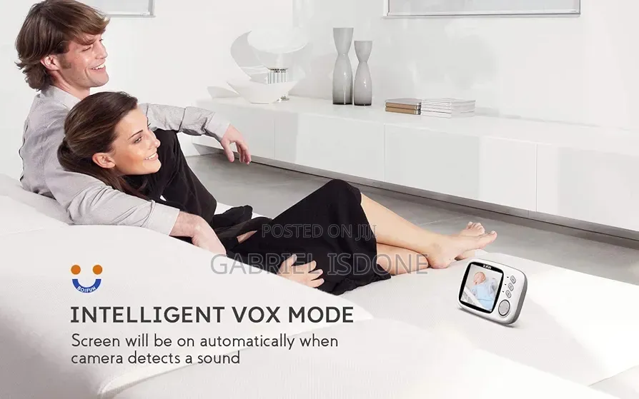 Baby Monitor With Camera Video Baby. Night Vision Voice Activation