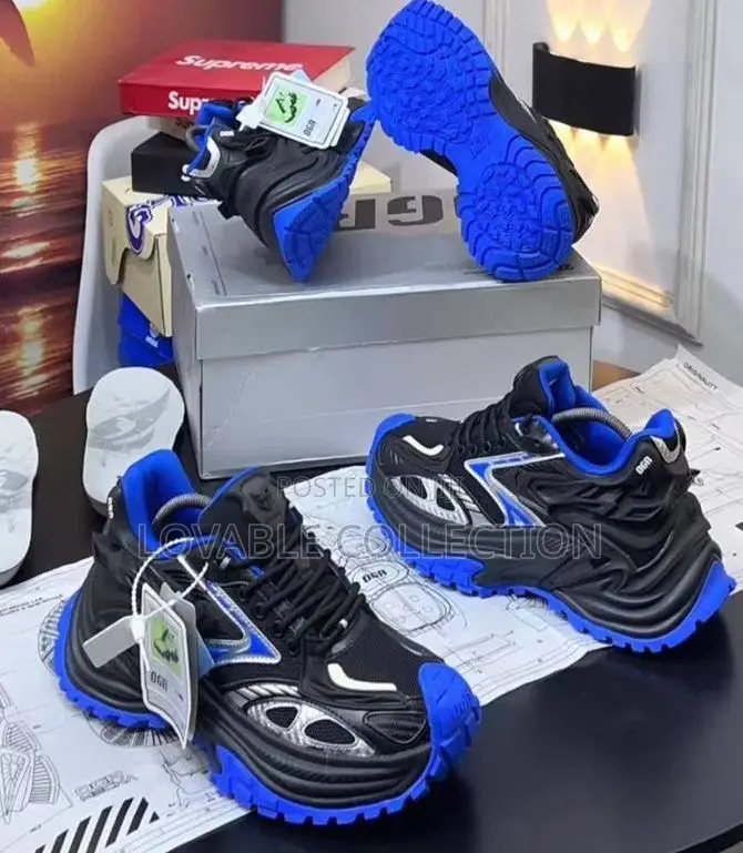 Men’S Cyber-Chunky Streetwear Sneakers