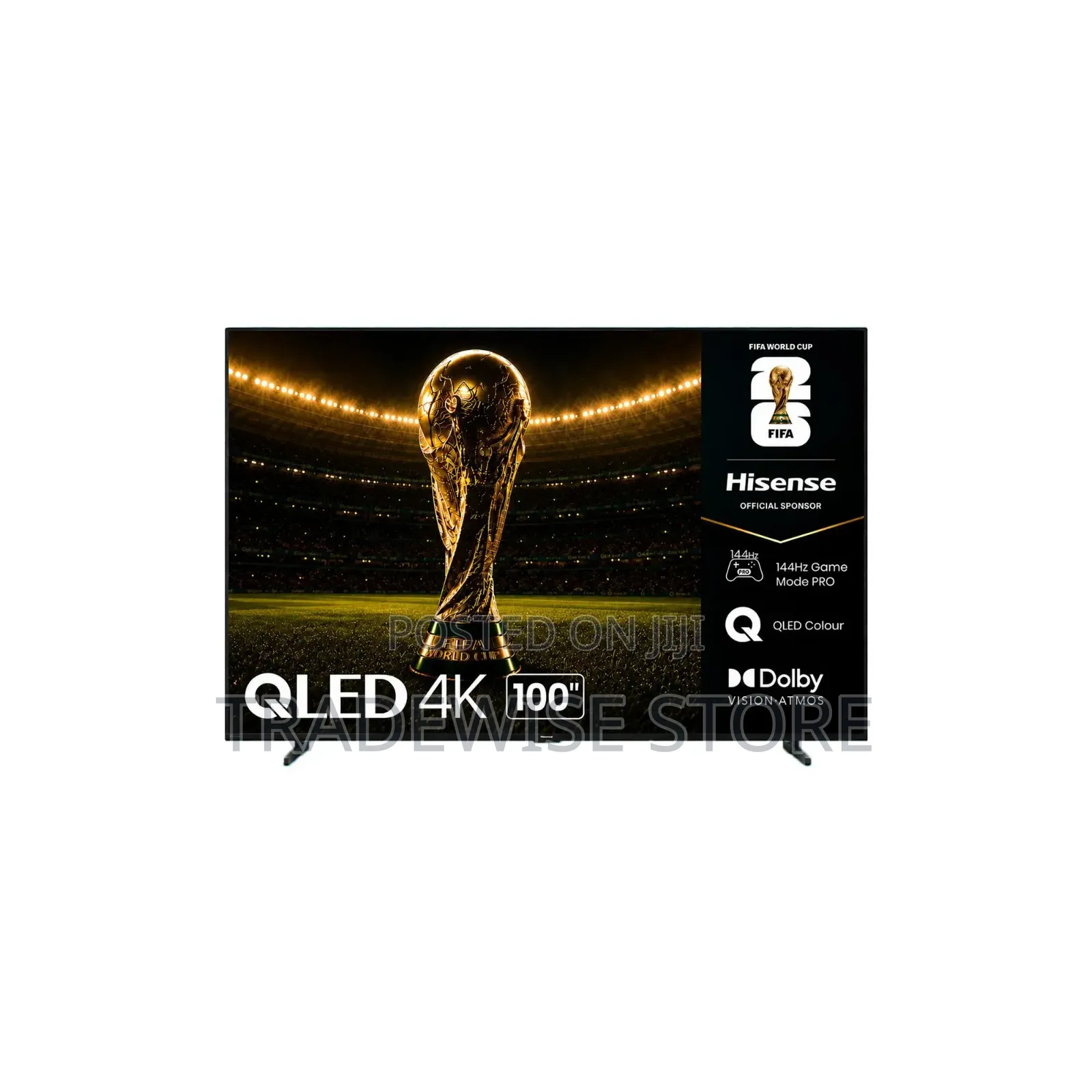 Hisense Tv Qled 100 Inches Q7q Smart 144hz VRR Qled Gaming Tv