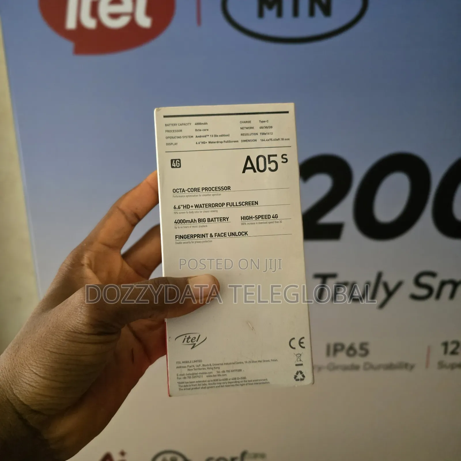 New Itel A05s 32 GB Black