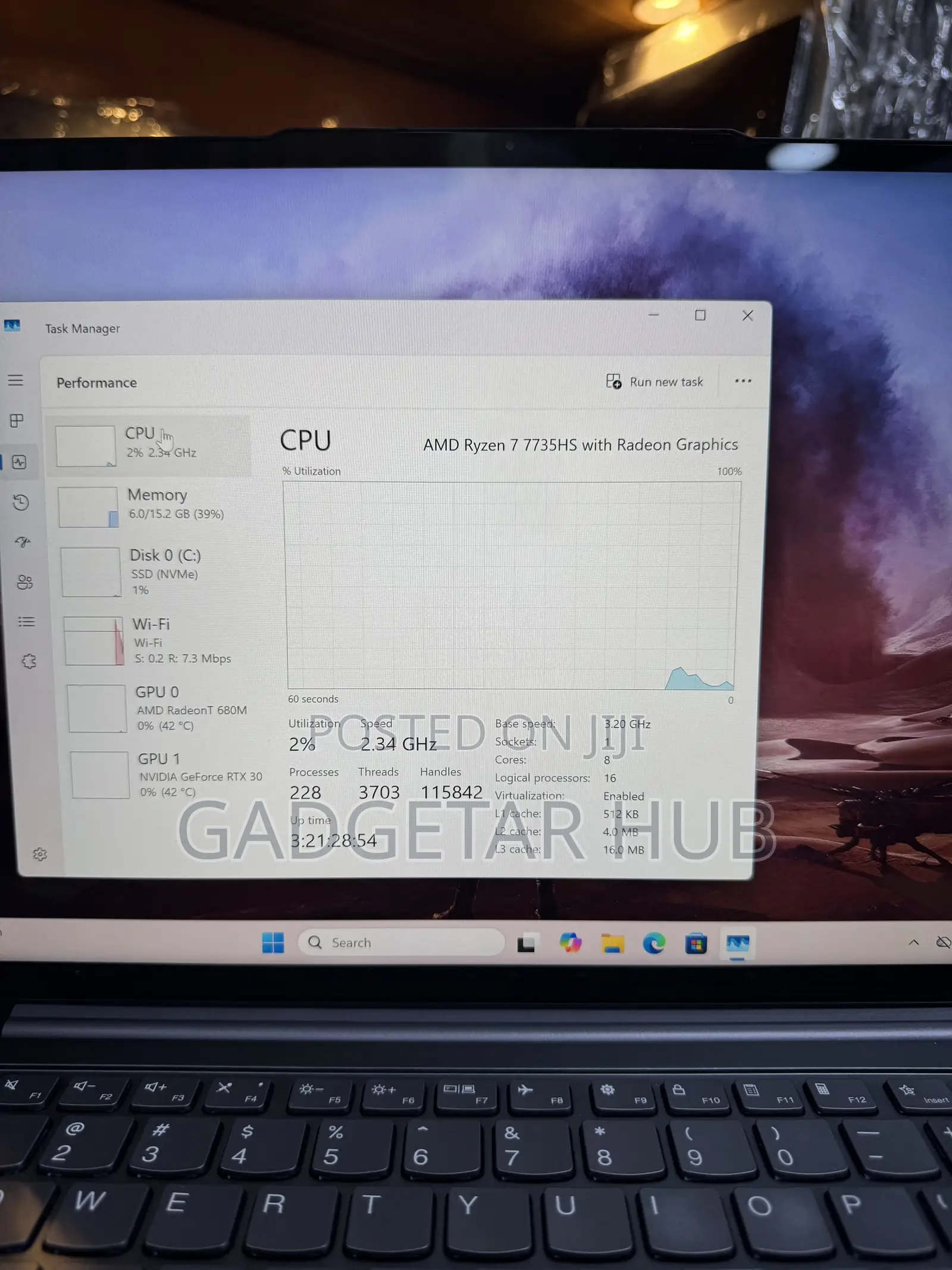 Laptop Lenovo Legion 7 16GB AMD Ryzen 7 SSD 512GB