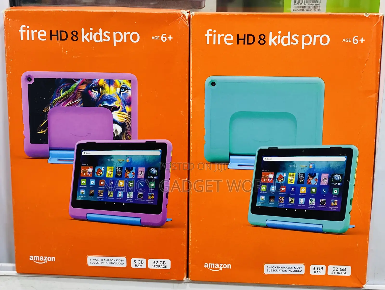 New Amazon Fire HD 8 Kids Pro 32 GB Green