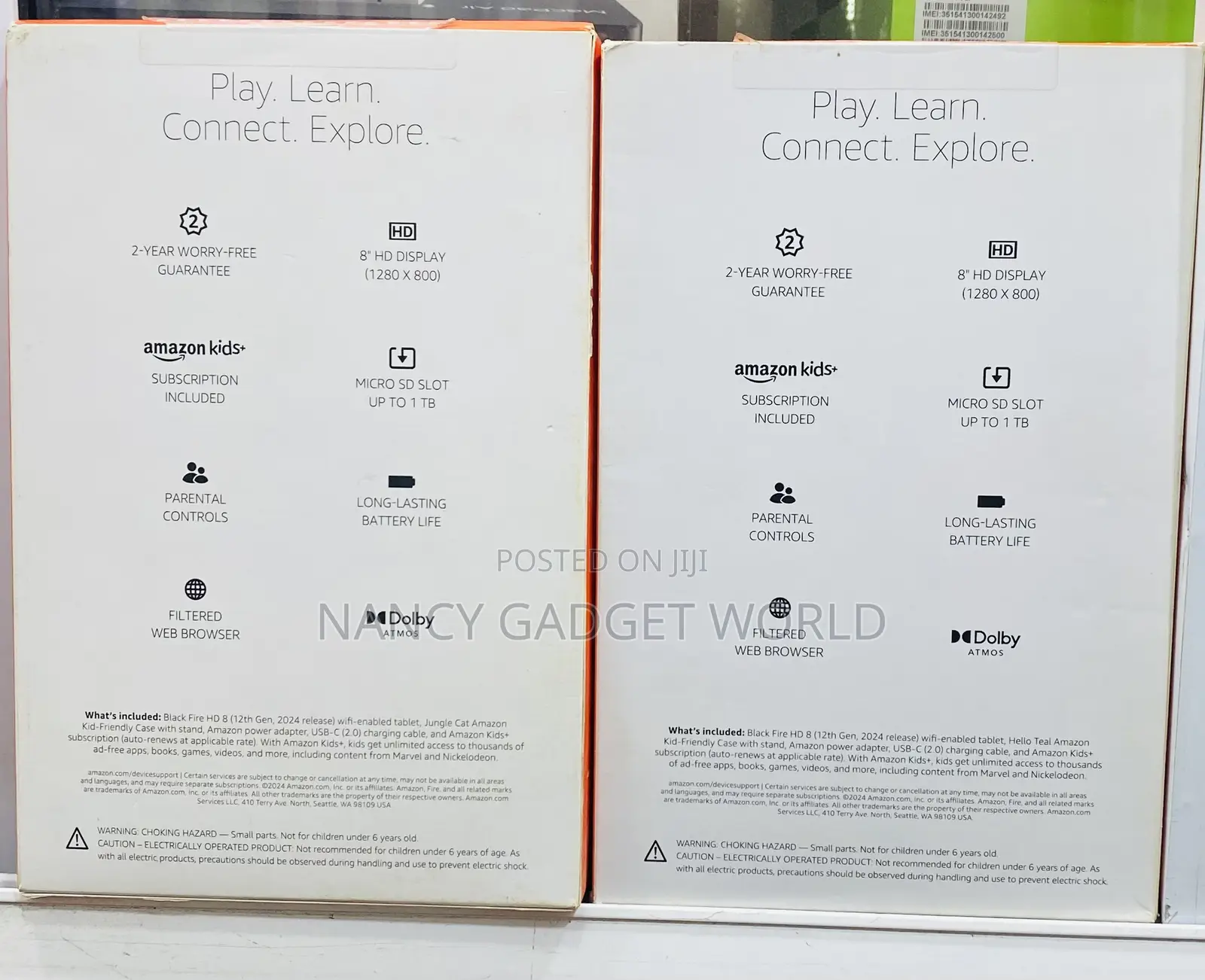 New Amazon Fire HD 8 Kids Pro 32 GB Green