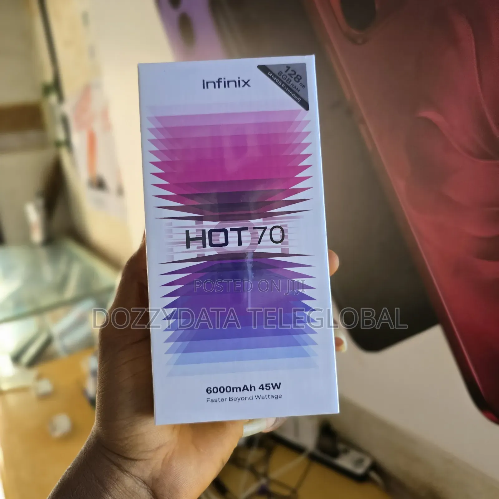 New Infinix Hot 70 128 GB Black