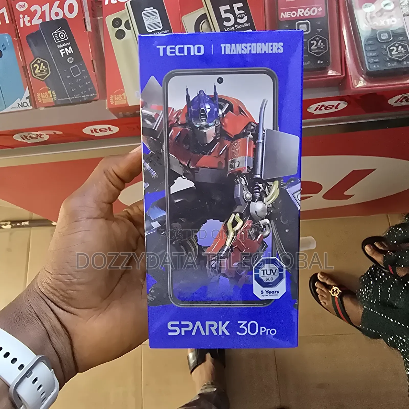 New Tecno Spark 30 Pro 256 GB Black