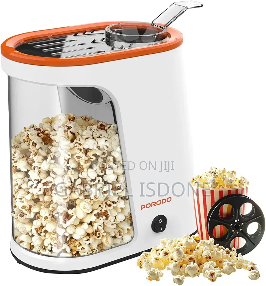 Popcorn Maker With Detachable Tank, 1200w Power,