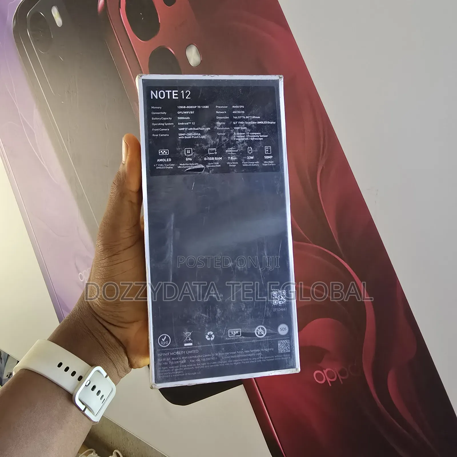 New Infinix Note 12 128 GB Black