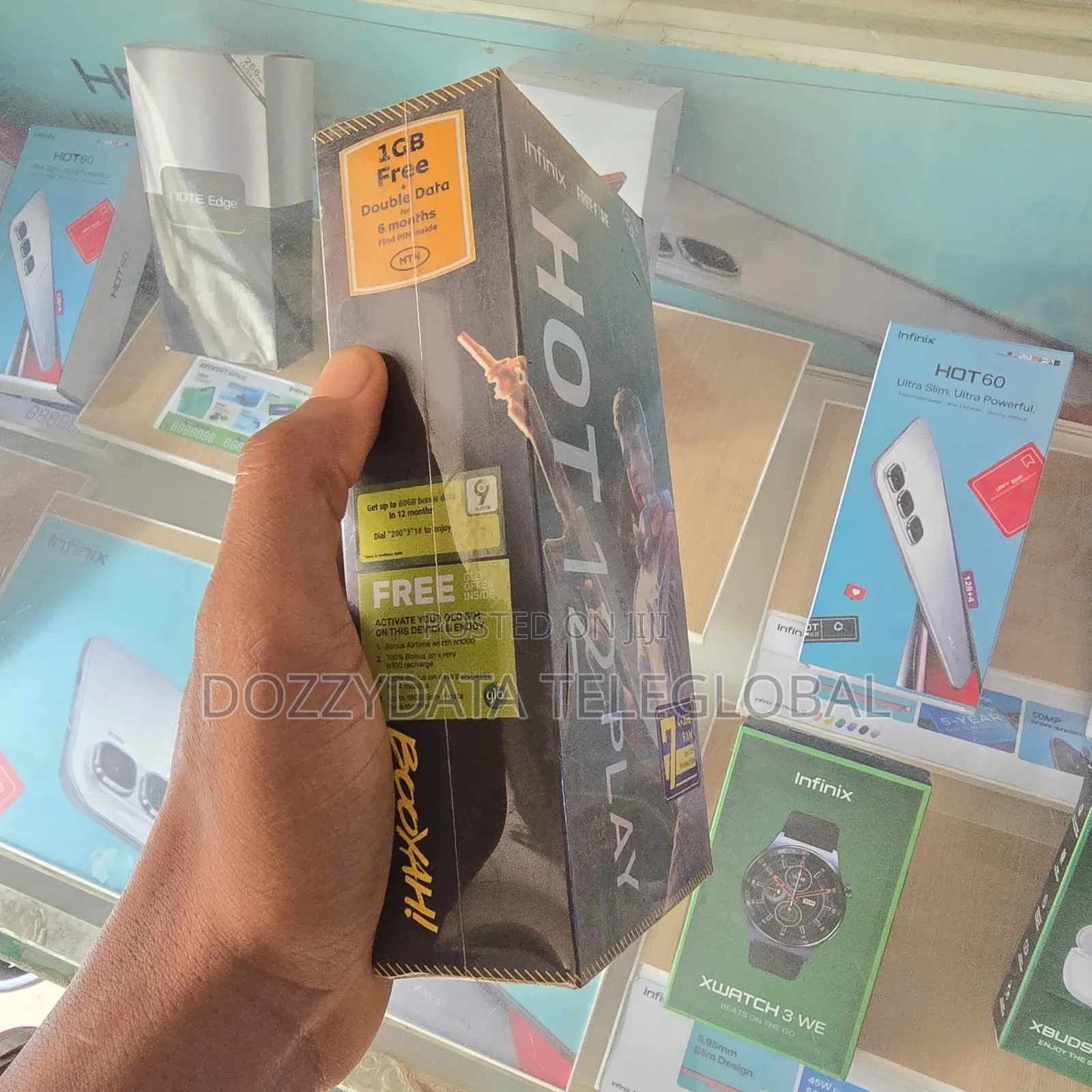 New Infinix Hot 12 play 128 GB Black