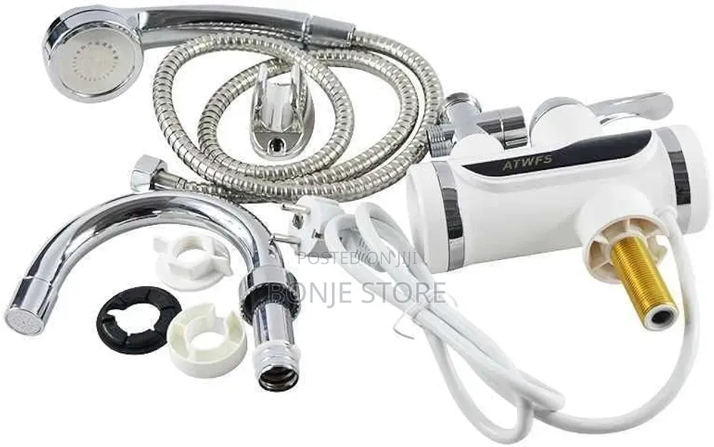 Instant Electric Heating Water Faucet With Shower, Tankless Water Tap