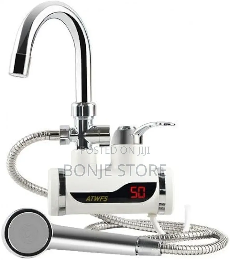 Instant Electric Heating Water Faucet With Shower, Tankless Water Tap
