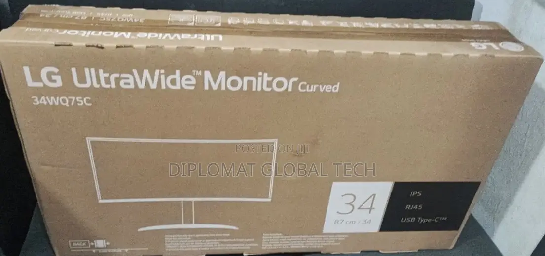 LG 4wq75c 34-Inch 21:9 Curved Ultrawide QHD Ips Hdr10 Monitor Type-C