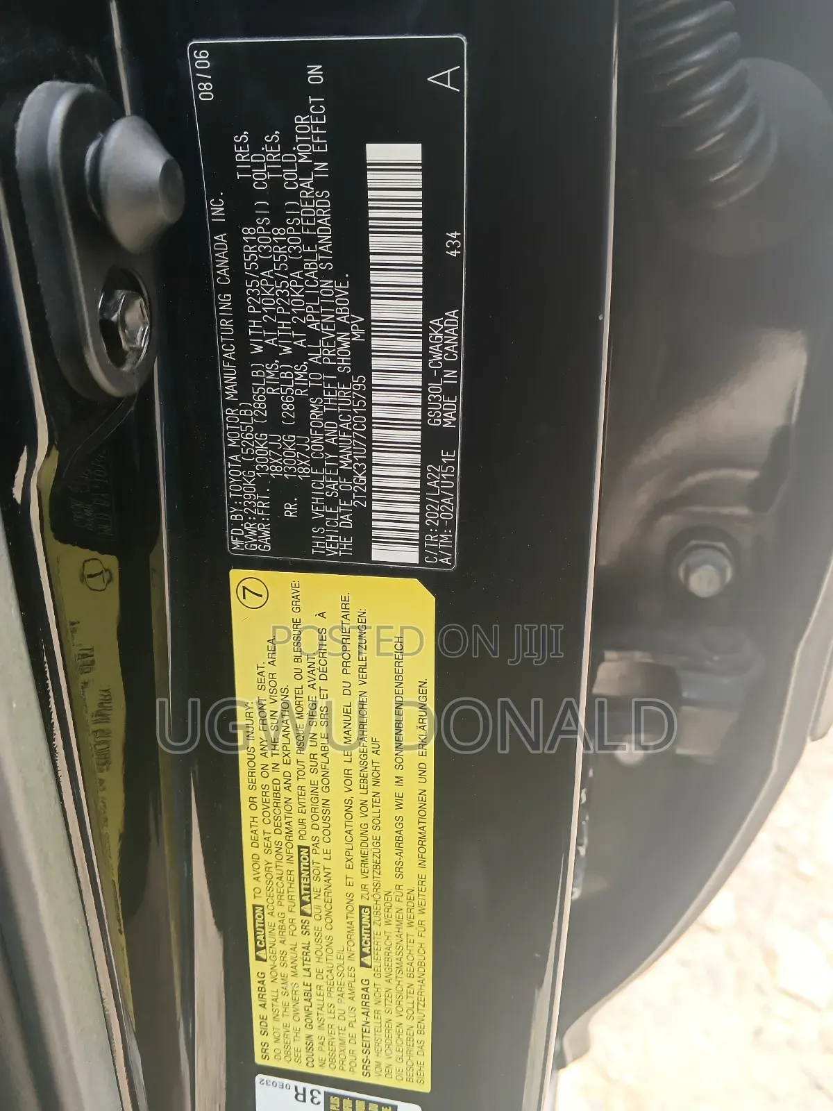 Lexus RX 2006 Black