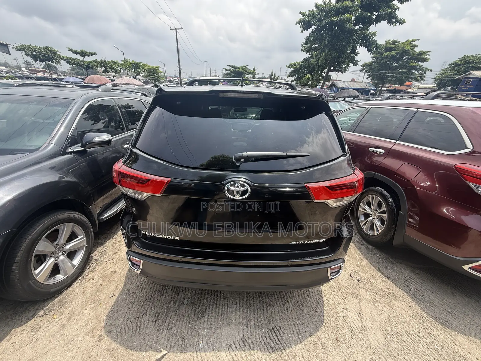 Toyota Highlander Limited 4dr SUV (3.5L 6cyl 6A) 2015 Black