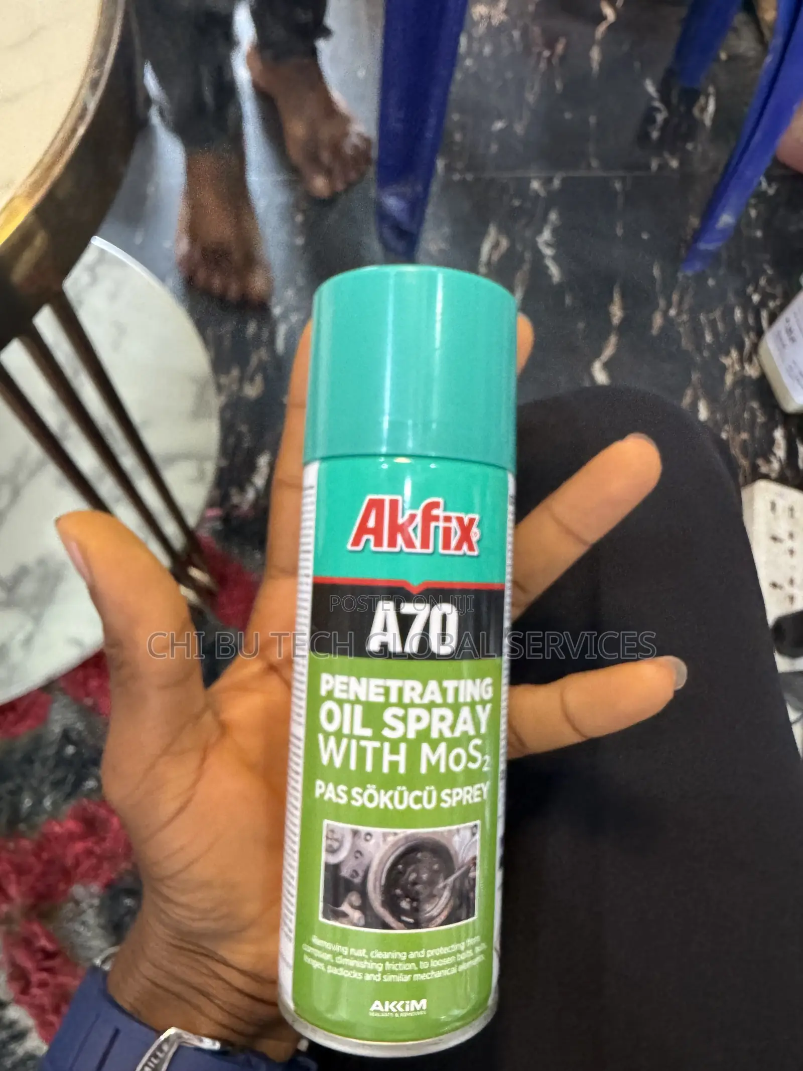 Akfix A70 Penetrating Oil Spray With Mos2