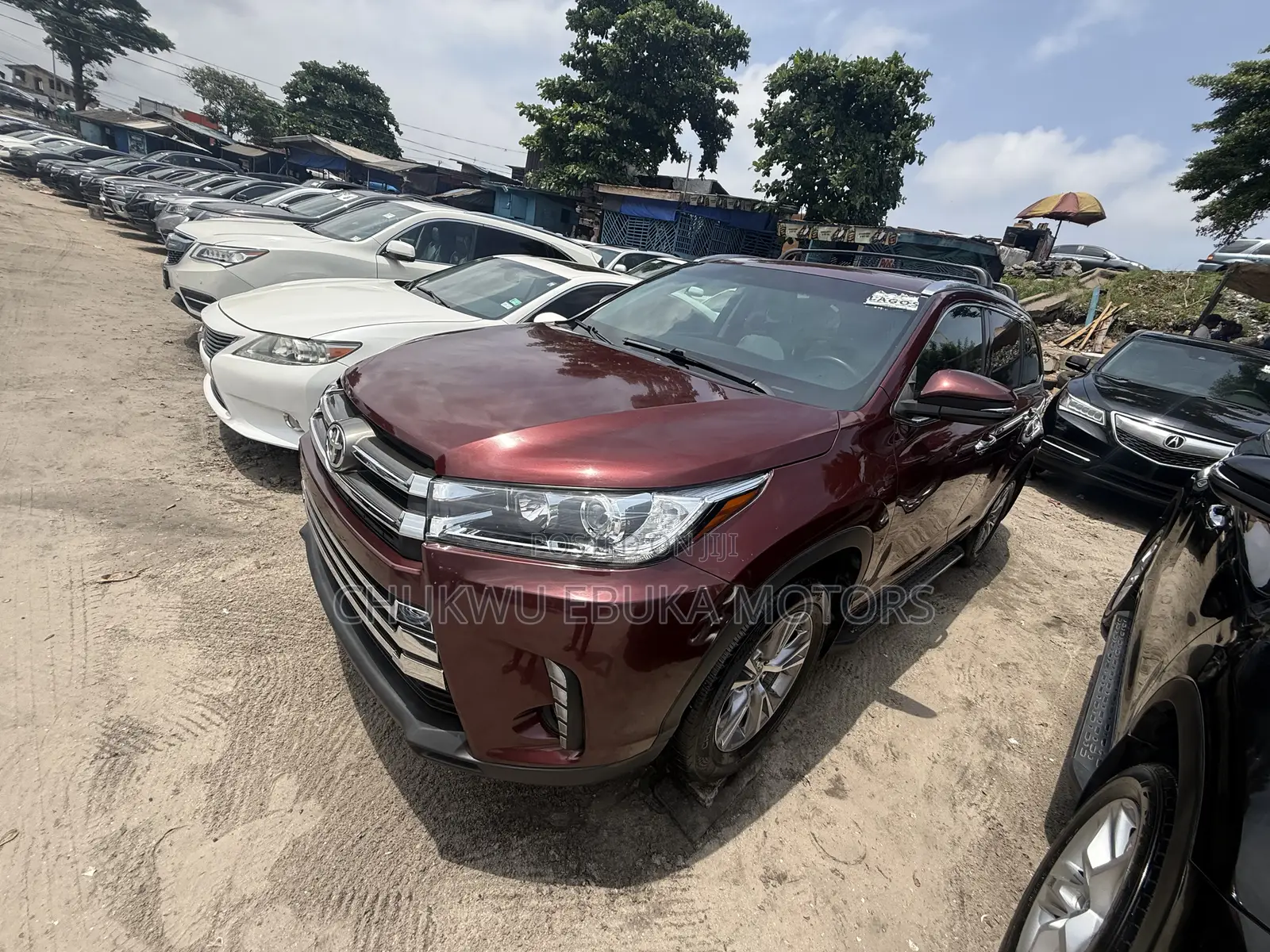 Toyota Highlander XLE 4dr SUV (3.5L 6cyl 6A) 2015 Burgundy