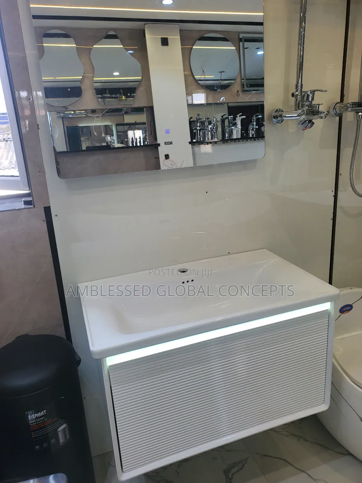 Latest Led Cabinets Basin With Mirror