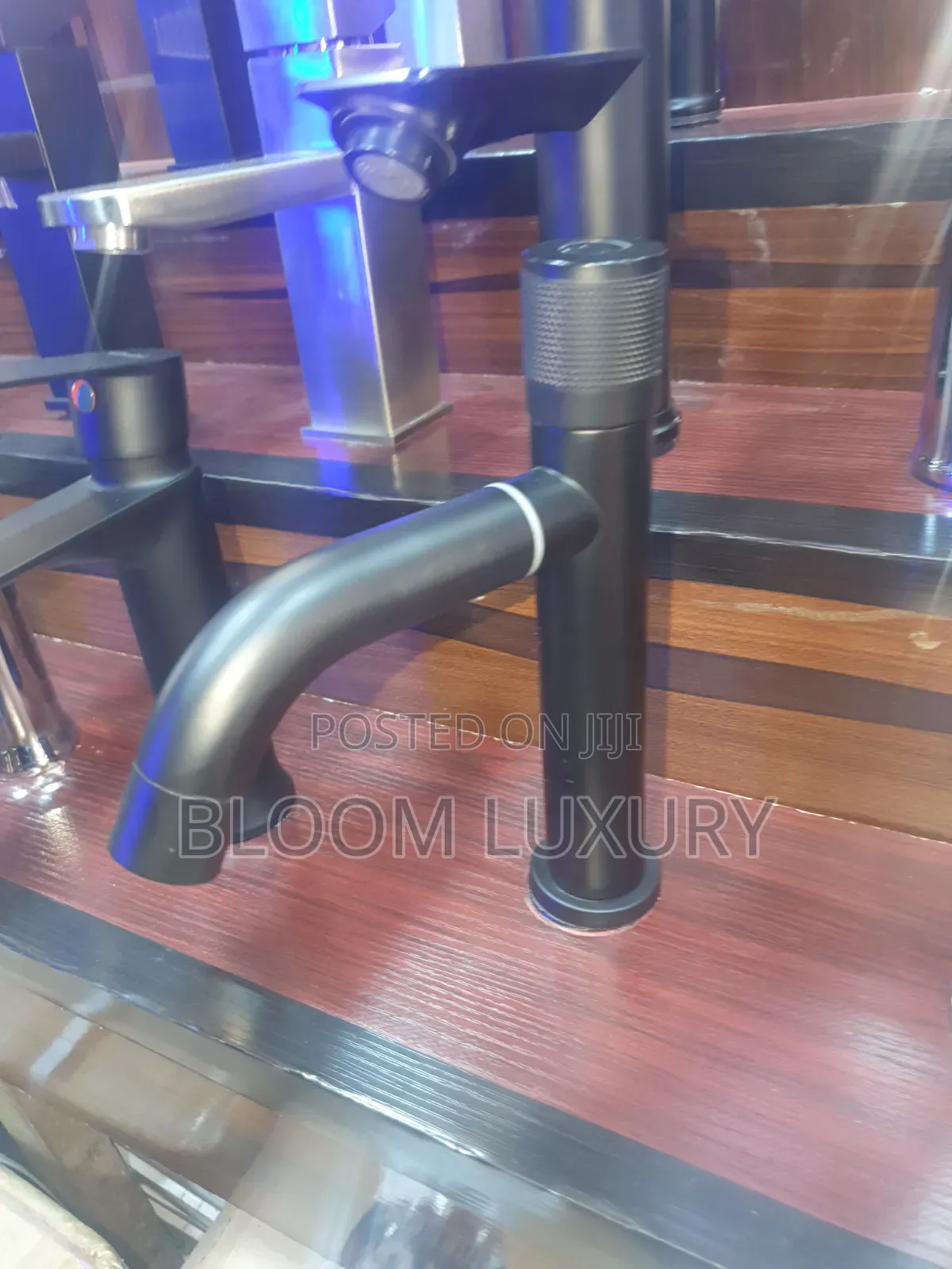 Heavy Guage Matte Black Only Cold Basin Faucet