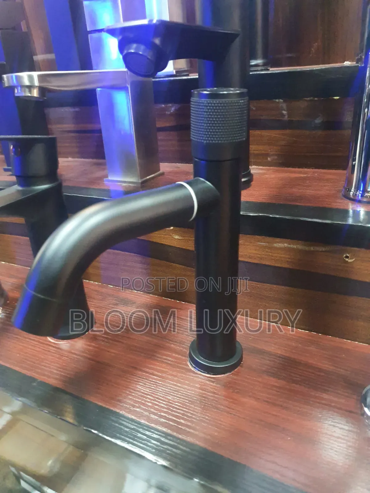 Heavy Guage Matte Black Only Cold Basin Faucet