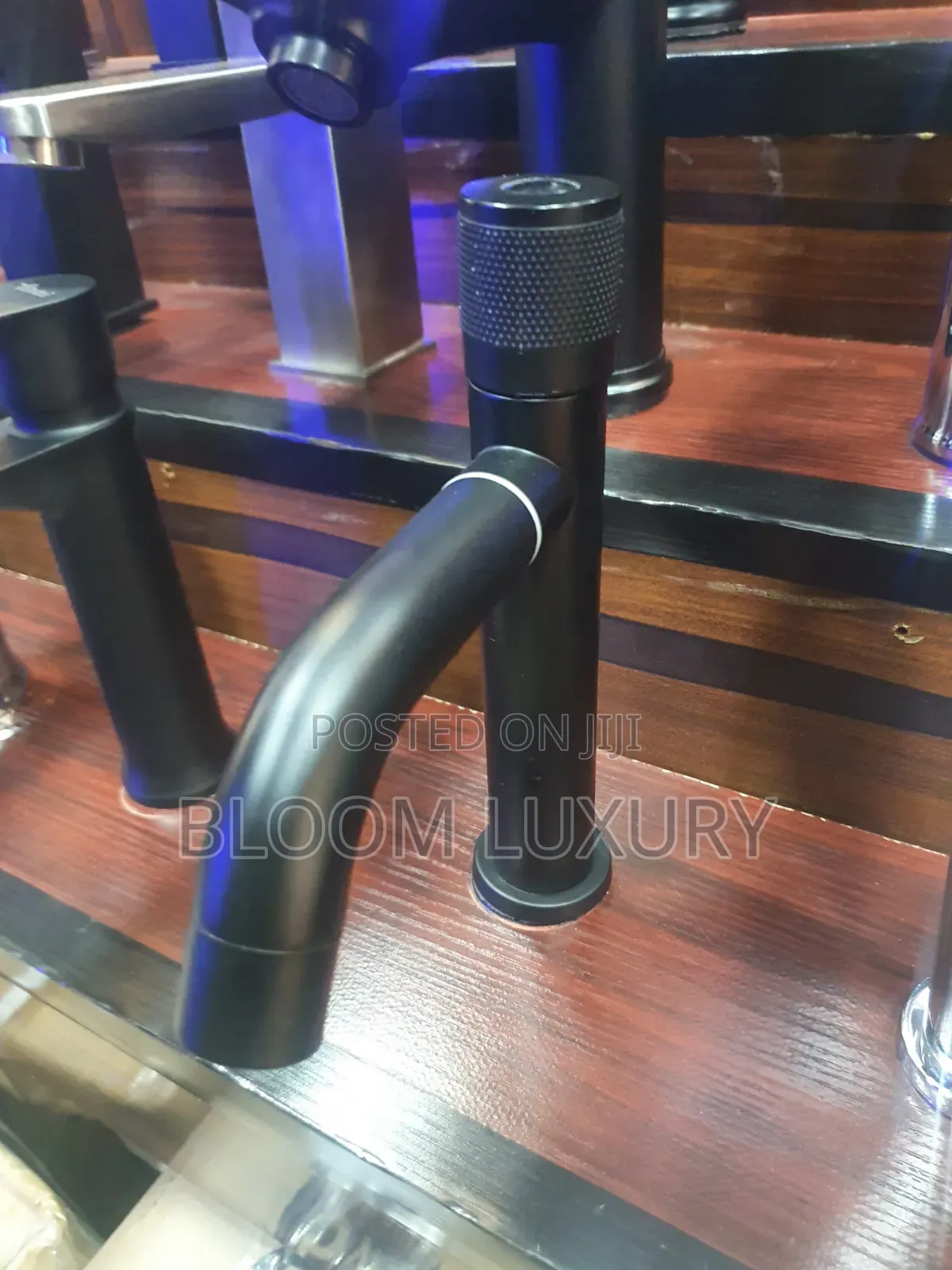 Heavy Guage Matte Black Only Cold Basin Faucet
